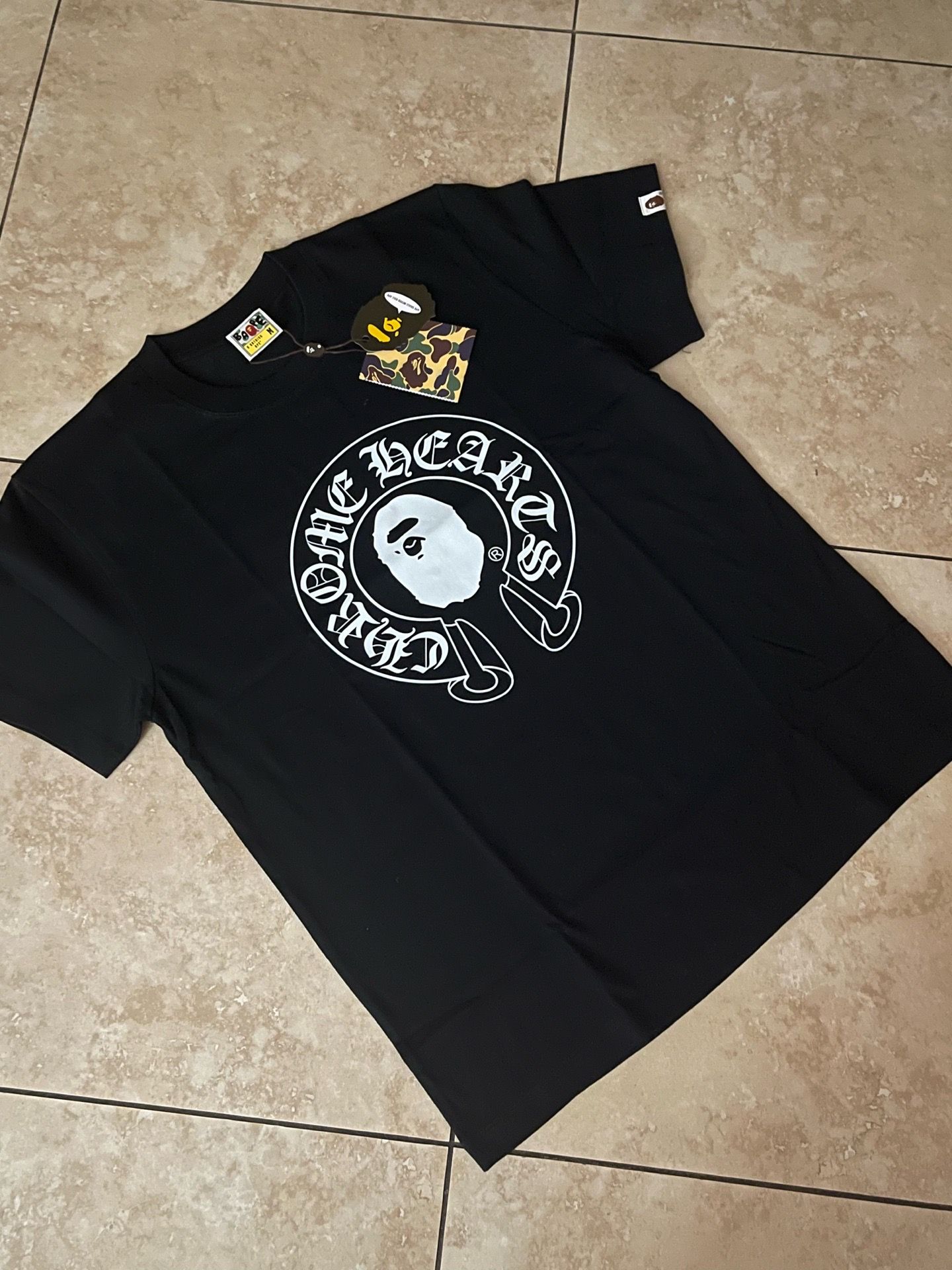 chrome hearts bape shirt medium