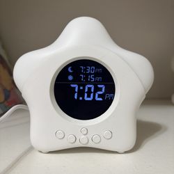 Stay-in-Bed Clock for Kids - Toddler Sleep Trainer, Night Light & Alarm