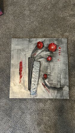 Abstract Mixed Media Wall Art Canvas