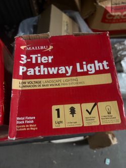 3-Tier Malibu pathway Lights  still in original box