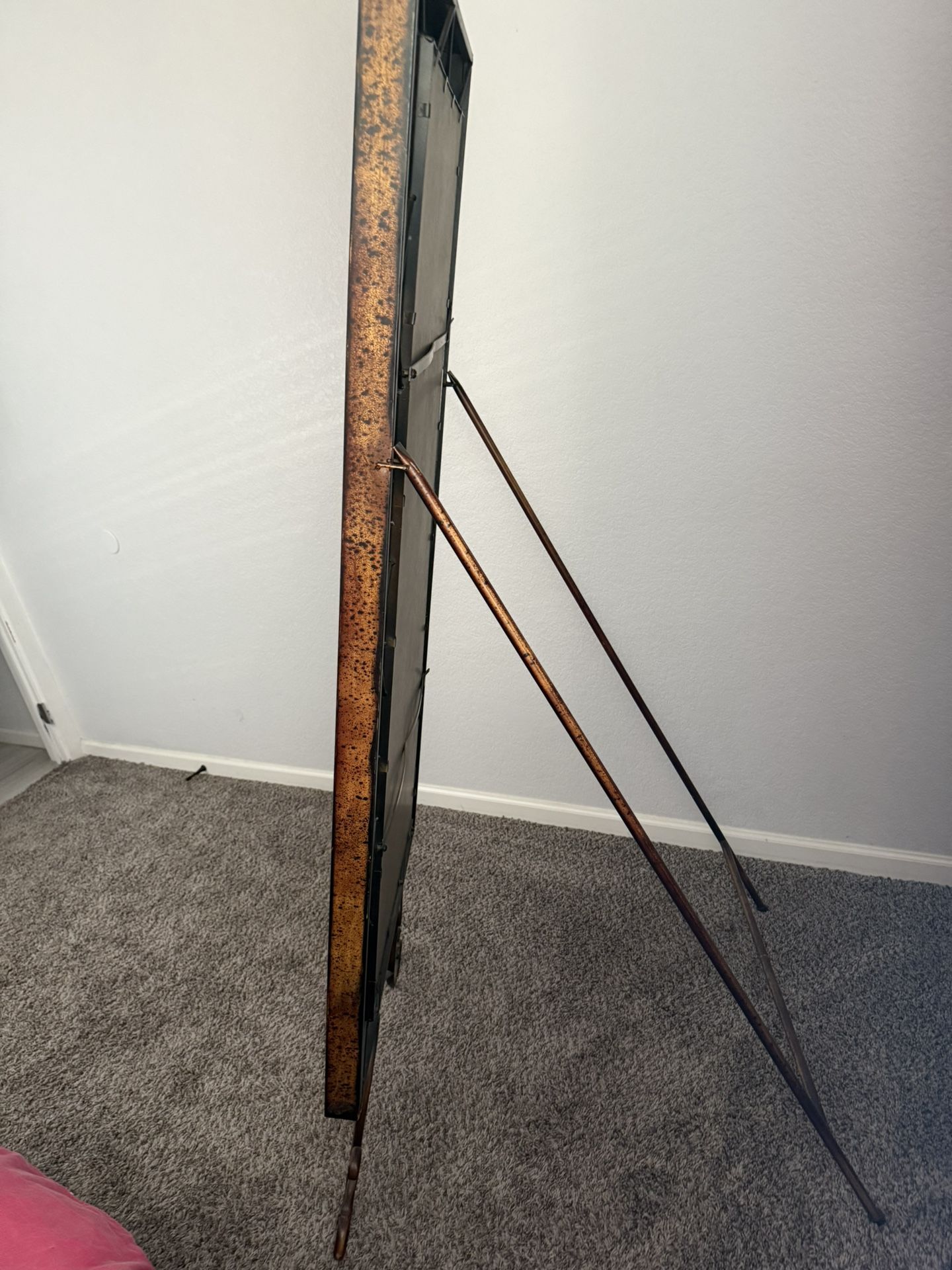 Full Length Antique Easel Standing Mirror Home & Garden