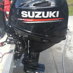 2017 Suzuki 4 Stroke 30hp Engine, Trailer, And Vessel