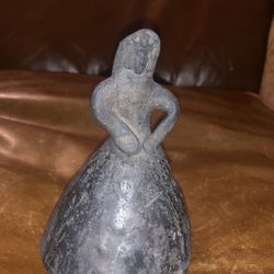 Vintage Cast-Iron /Metal Bell lady