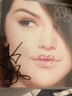 Selena Gomez & The Scene CD signed copy