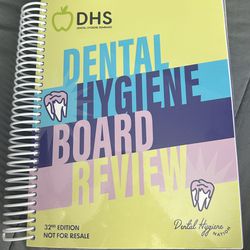 Dental Hygiene Board Review Book NEW