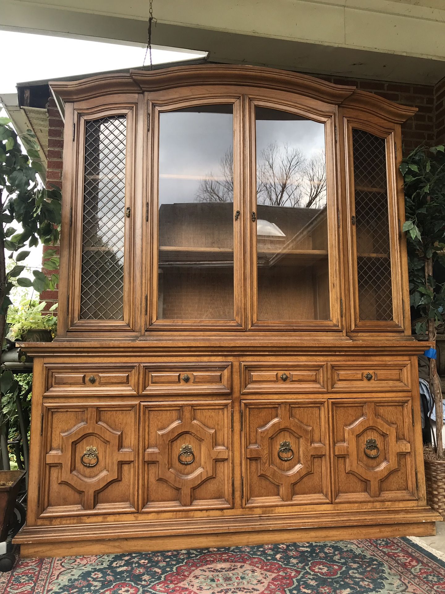 Dining China Cabinet/ Antique Hutch