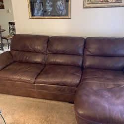 Leather sofa