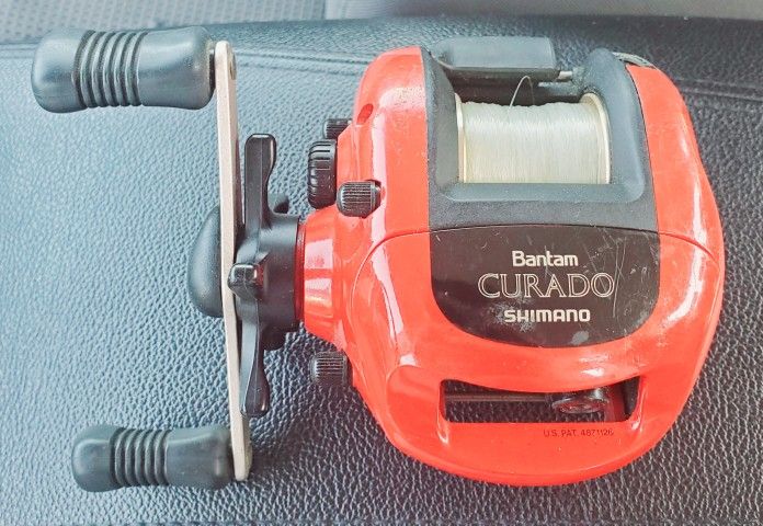 RARE VINTAGE TAMATOE RED SHIMANO BANTAM CURADO 200