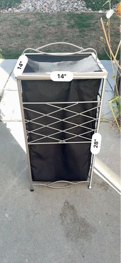 Metal Frame Laundry Hamper with Fabric Liner