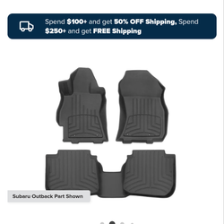 5th Gen 2015-2019 Suburu Outback weather tech floor mats.