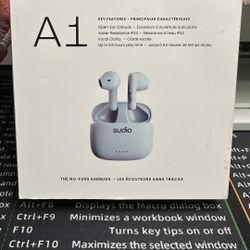 Sudio A1 True Wireless Earbuds, Bluetooth 5.3, Noise Cancelling, Waterproof, Touch Control, Wireless Earphones with Charging Case, Perfect for Premium