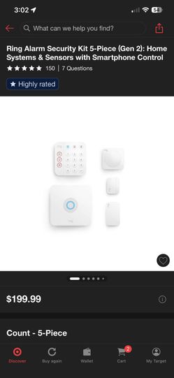 NEW SEALED Ring Alarm Home Security Set 