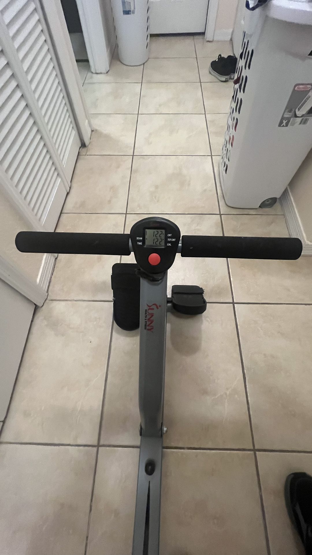 This is a Stamina-branded flat weight bench. It is a piece of exercise equipment used for strength training and weightlifting.