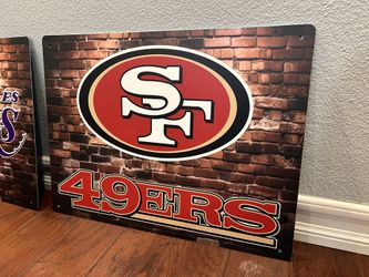 49ers Aluminium sign 