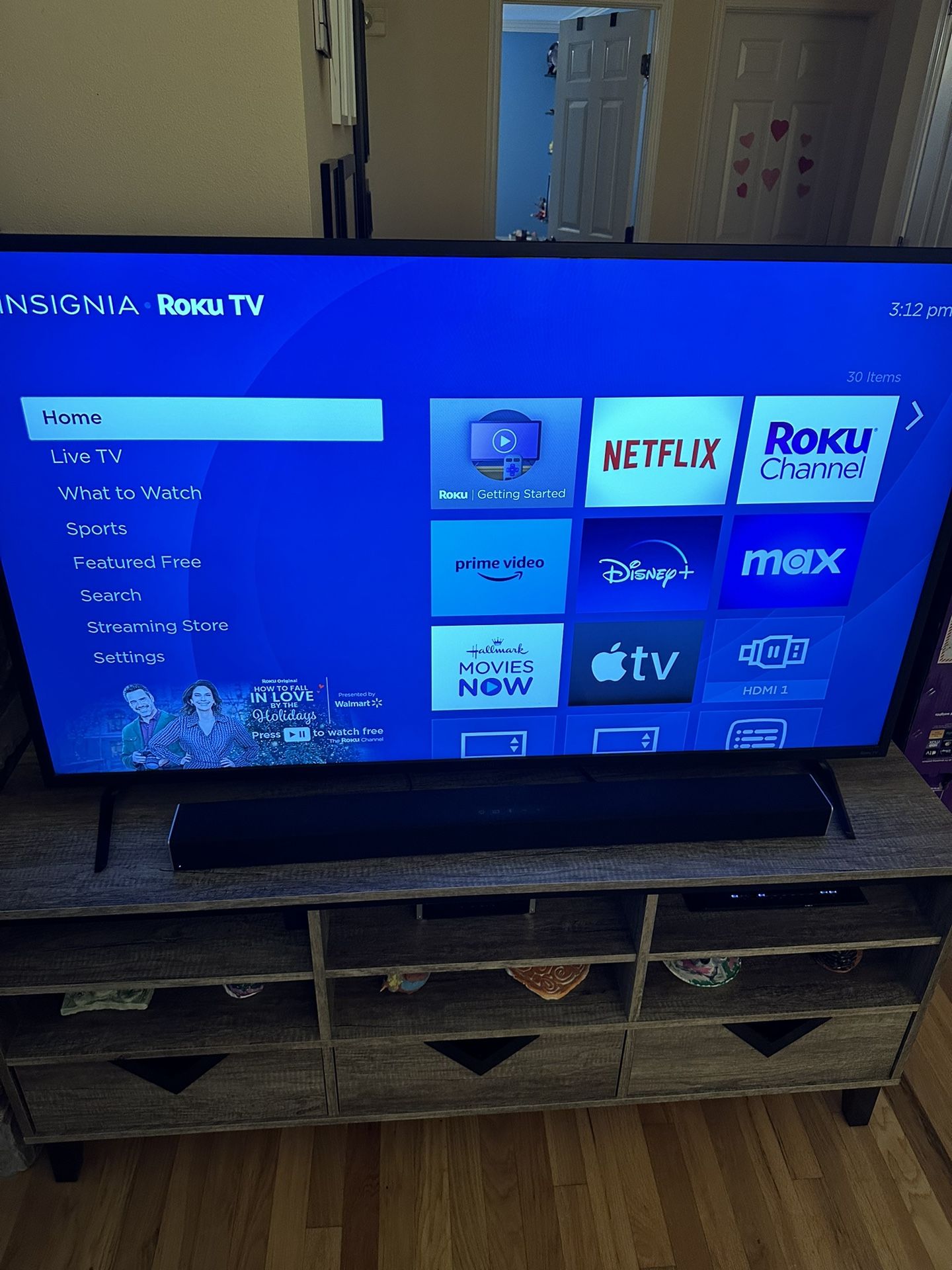 Insignia 55” Roku 4k Smart TV