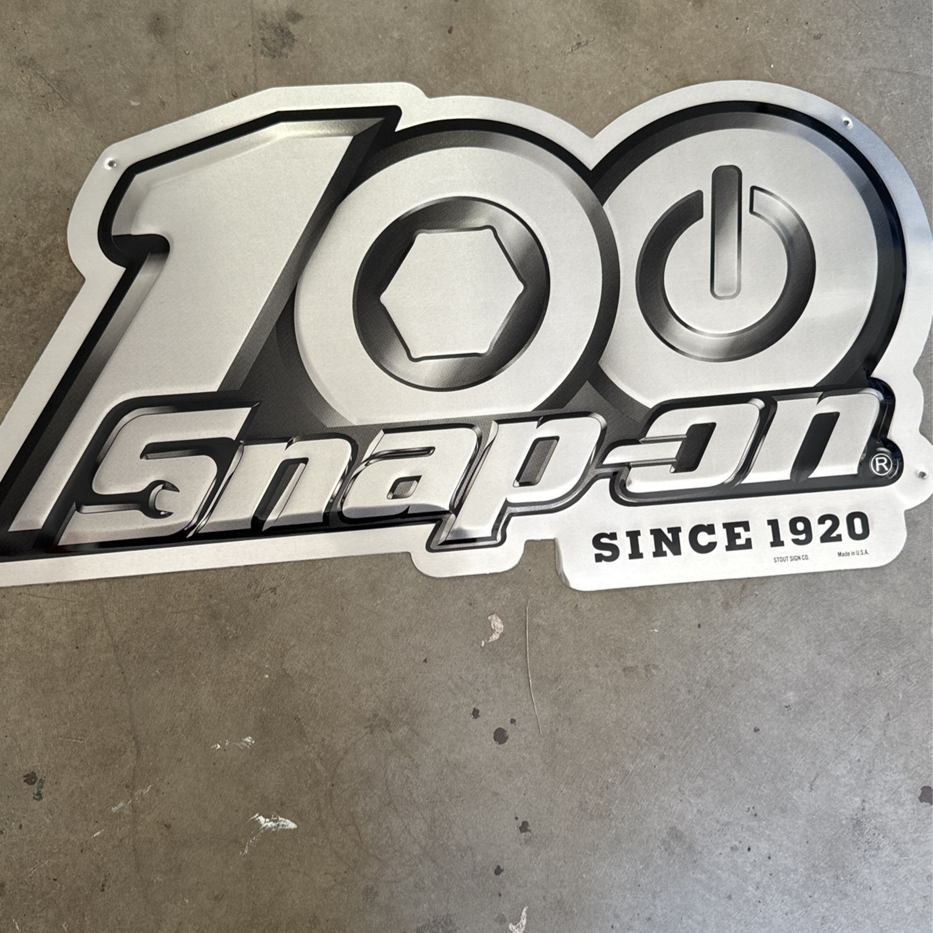 Snap on Sign