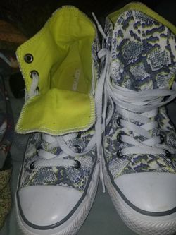 Converse High Top Snake Skin