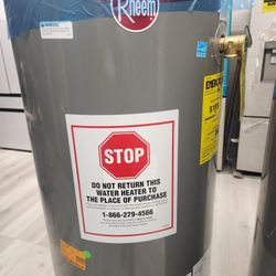 New Water Heater Rheem Performance Platinum Gas 