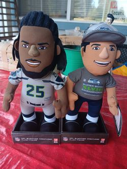 Russell Wilson And Richard Sherman Dolls