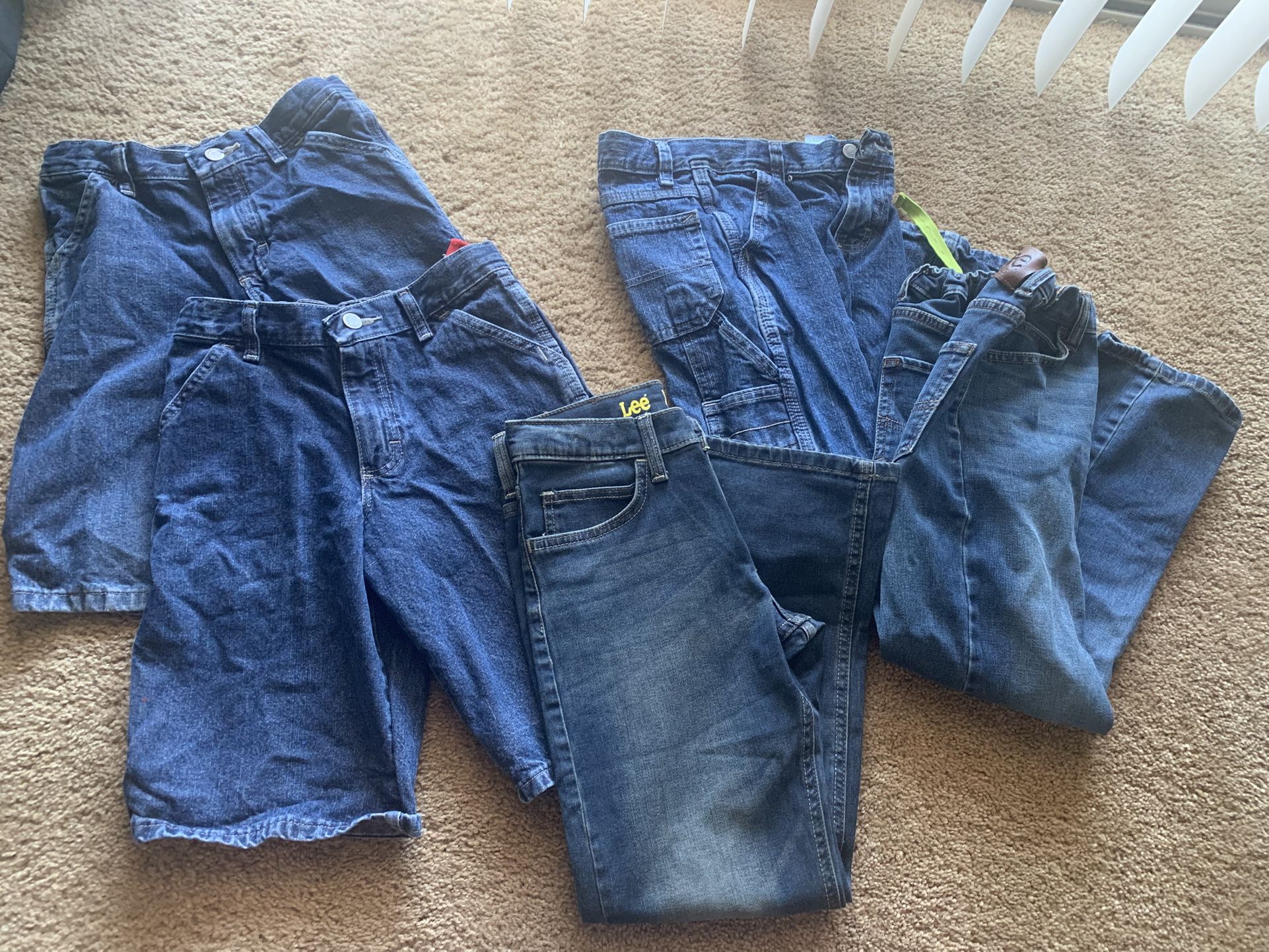 Boys Jeans Size 10 / Lee Jeans / Wrangler Jeans