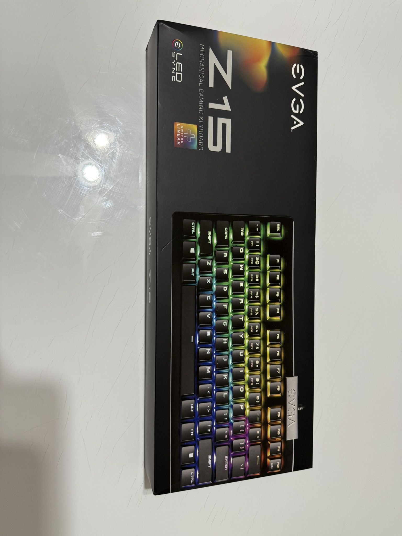Brand New in Box EVGA Z15 RGB Mechanical Gaming Keyboard