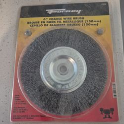 6" coarse wire brush