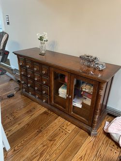 Side  Cabinet  Buffet  62”L  X  33”H