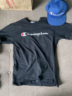 Vintage champion shirt and hat