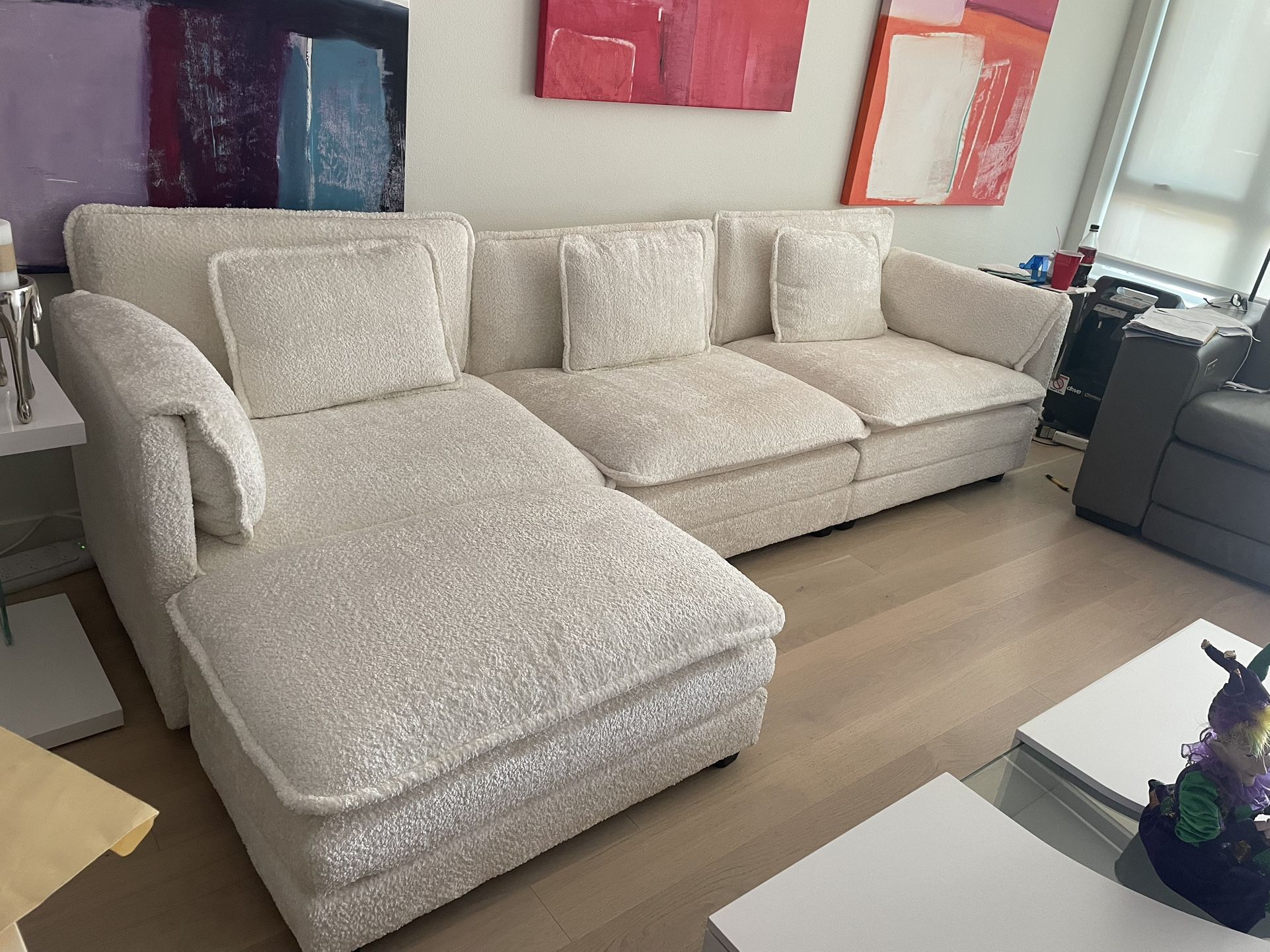Sectional Sofa Beige