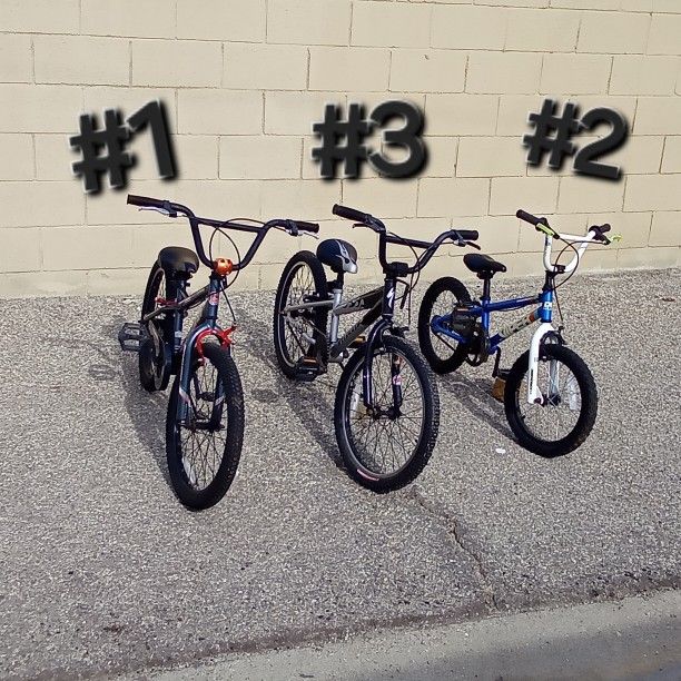 BICYCLE BMX STYLE BICYCLES, DIFFERENT PRICES ARE LISTED IN THE DESCRIPTIONS