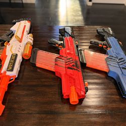 Nerf Gun Bundle – Rival, Ultra, Mega XL + Masks & Ammo , Great Set!