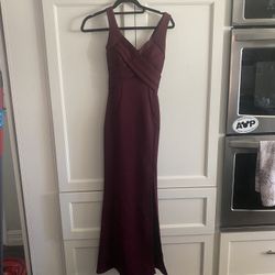 Macy’s Long Maroon Dress