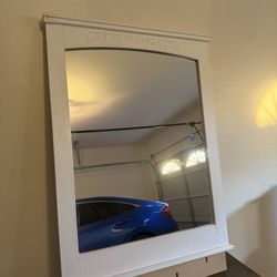 White Mirror for Dresser