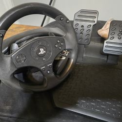 playstation 3 or 4 steering wheel 