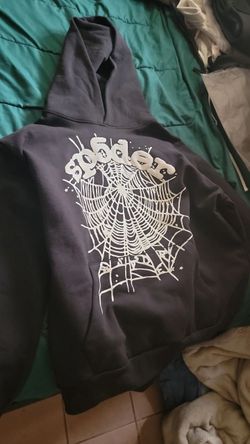 Spider hoodies black and baby blue sizes L
