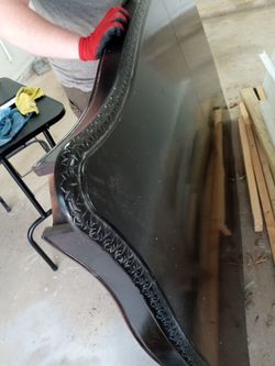 Beautiful And Dark Rich Dining Table $200