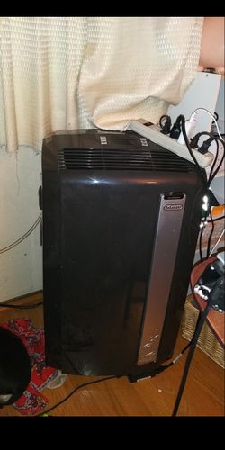 Delanghi 12500btu 4 in one portable air conditioner humidifier heater and fan