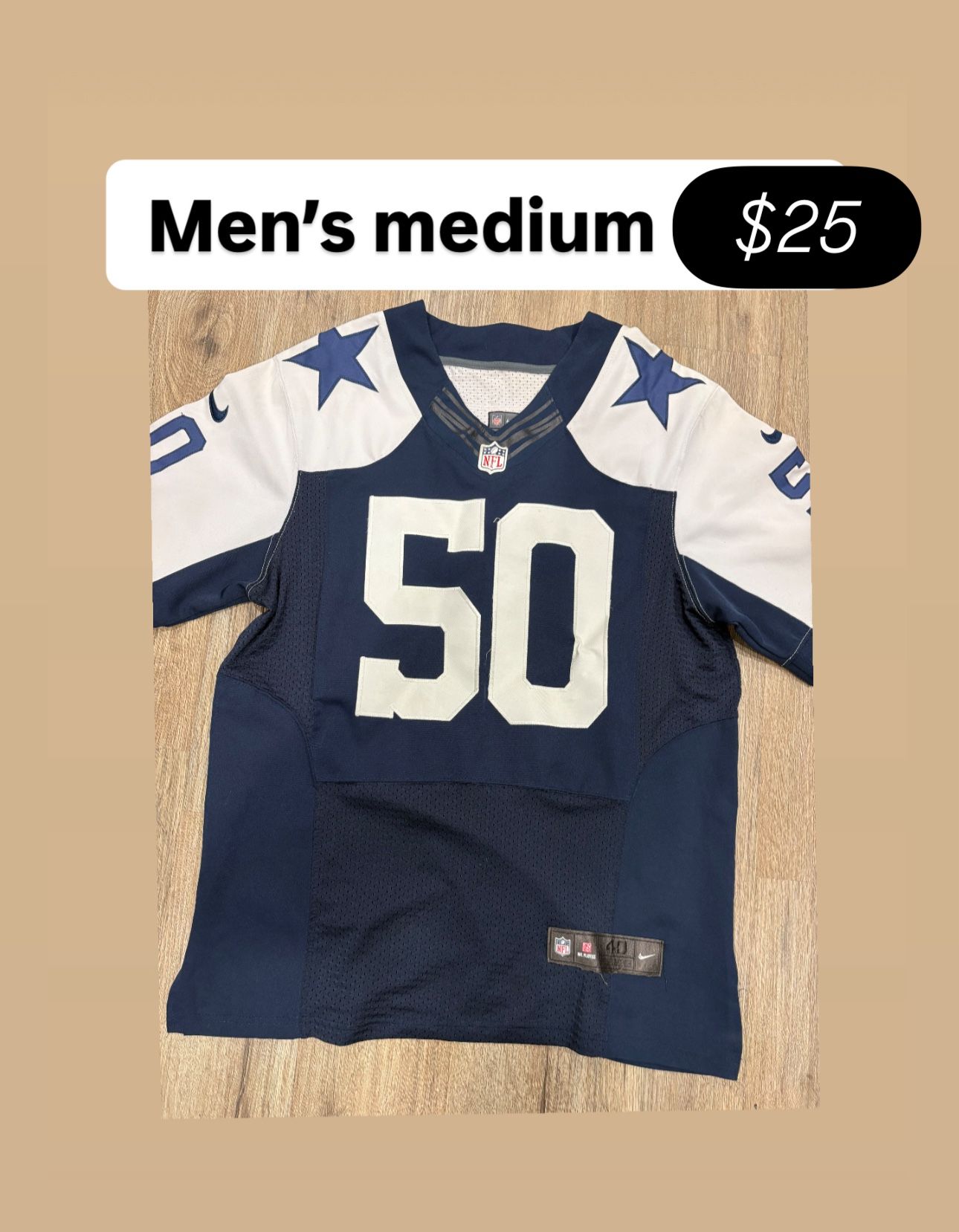 Dallas Cowboys Jersey Men’s Medium Swan Lee