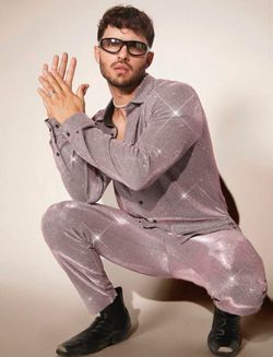GLITTER  shirt and pants