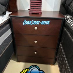 Cherry Three Drawer Compressed Wood Cajonera Comoda Nueva 