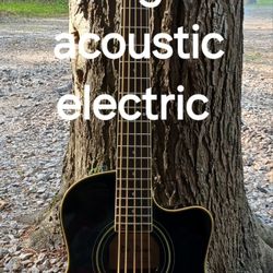 Brand New 5 String Acoustic Electric Bass Guitar 