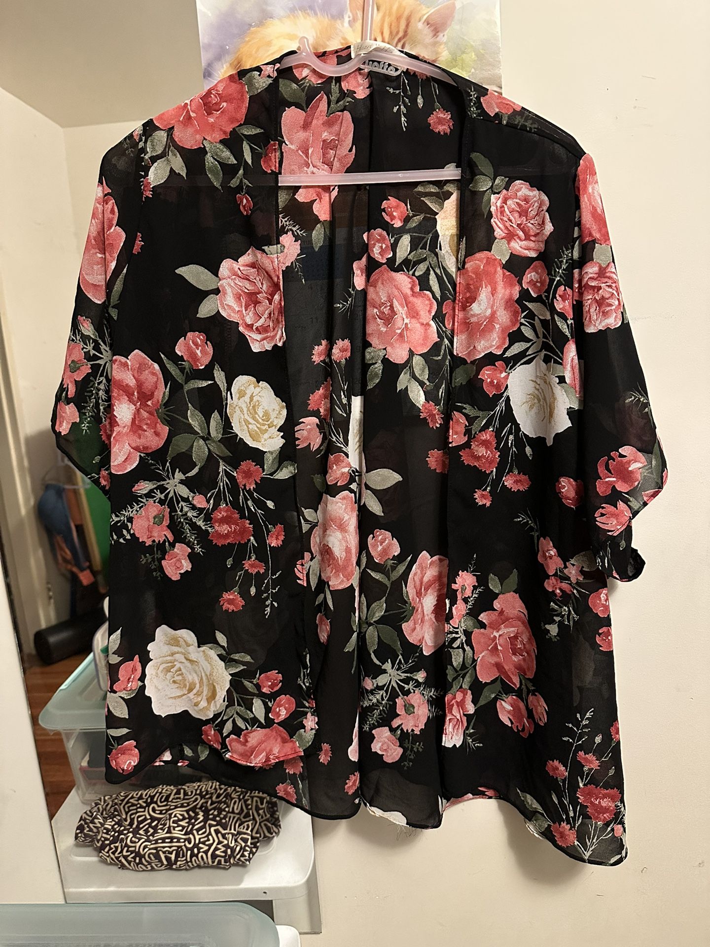 Floral shawl