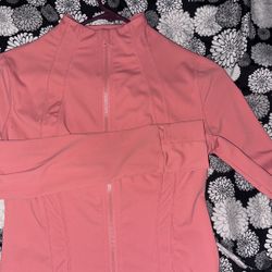 SHEIN pink sports jacket size xs