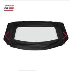 1(contact info removed) MUSTANG CONVERTIBLE GLASS REAR WINDOW - BLACK
