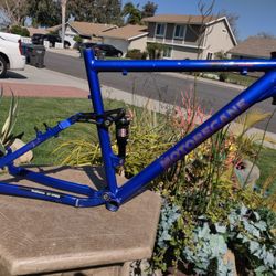 26" Motobecane Fantom Team Full Suspension MTB Frame, Large 20.5"