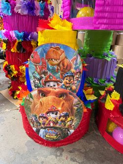 Paw patrol three tier pinata with balls