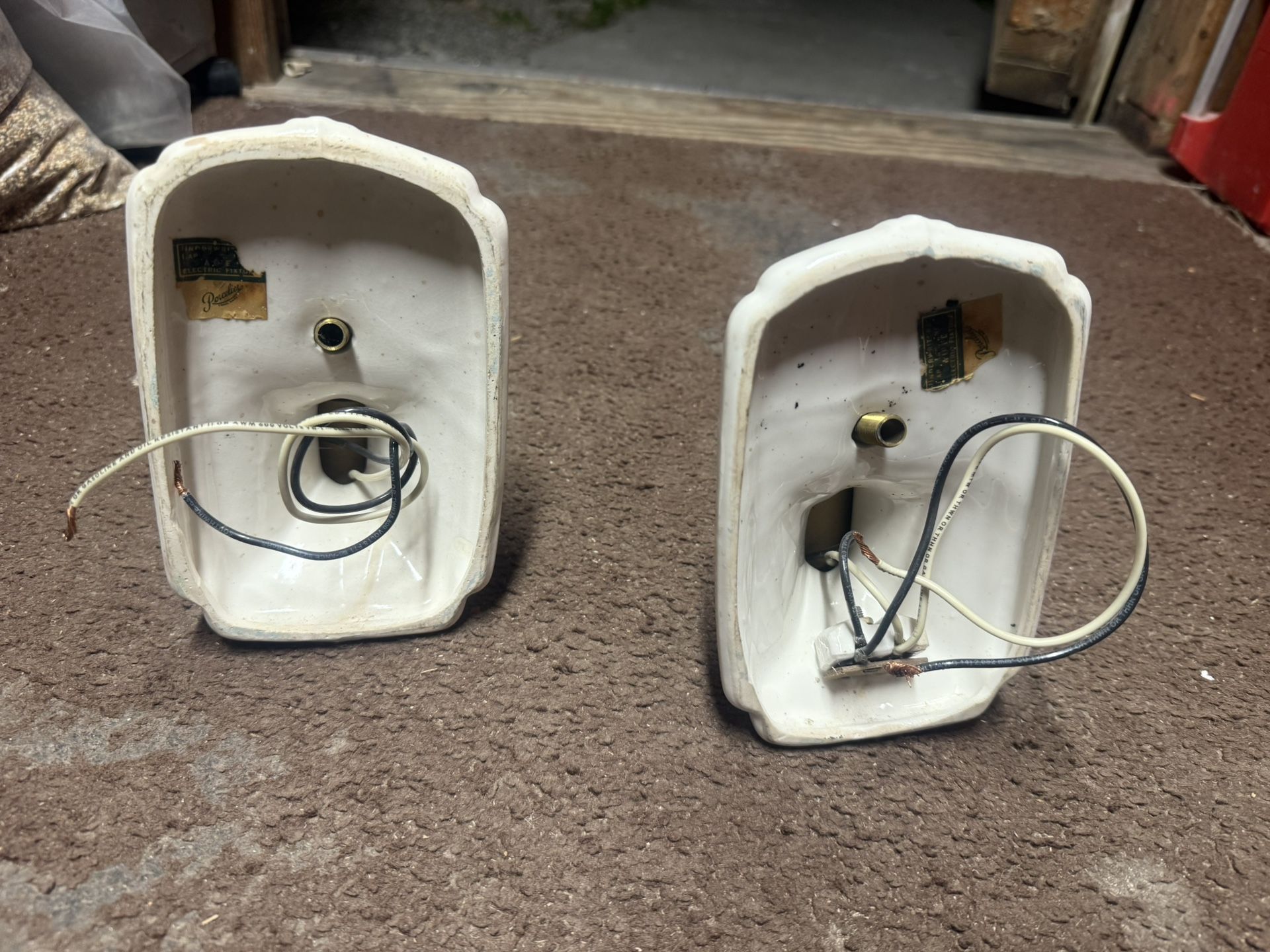 Porcelain Bathroom Lights Console