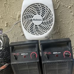 Heaters and fan