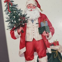 Hallmark Santa Christmas Cards in Red and Green