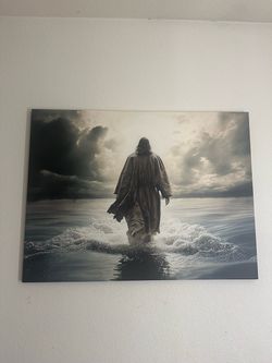 Jesus Walking on Water Canvas Wall Art